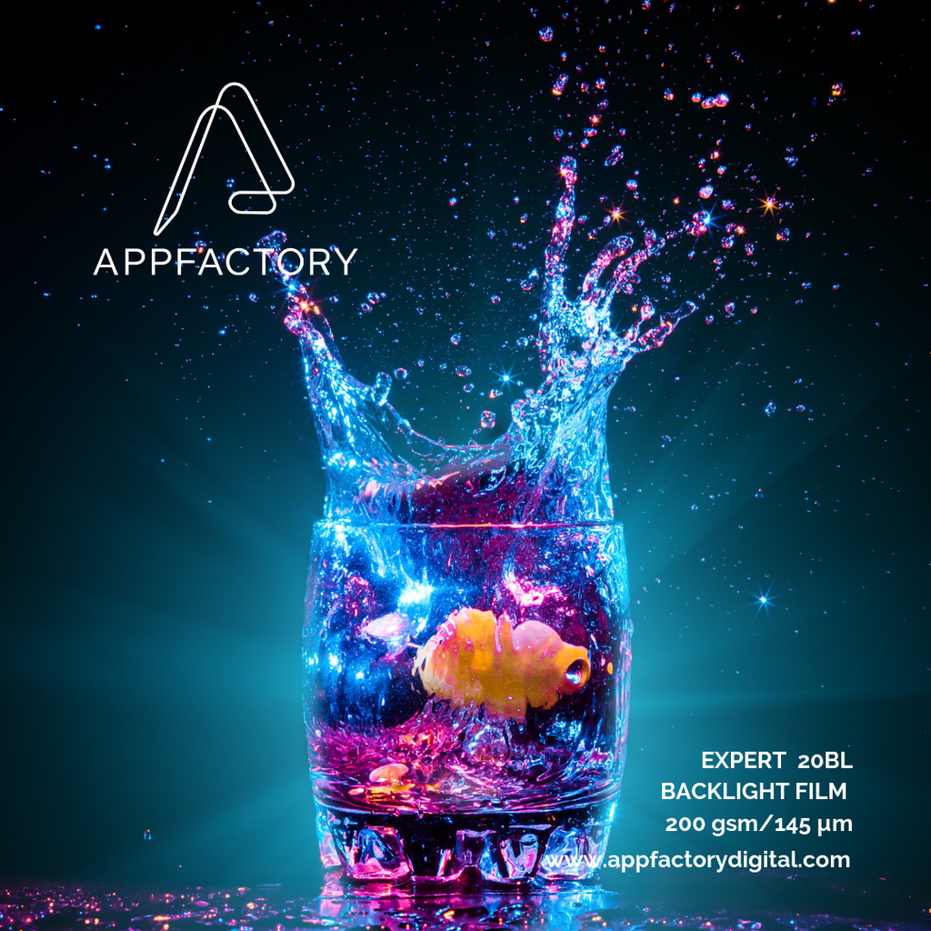 Wide Format Inkjet Backlight Film | App Factory Digital